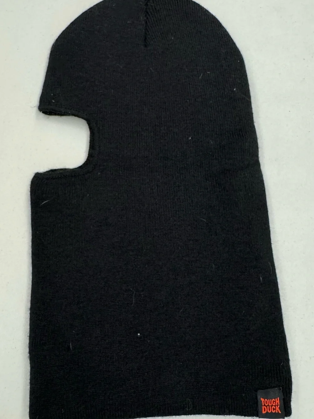 Kids Black Balaclava - Soft Knit Winter Face Mask Hat